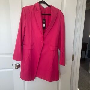 Hot pink fashion nova blazer dress NWT Size XL